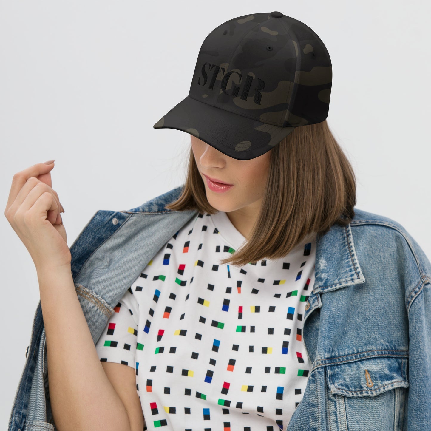 STGR Dark Camo Cap