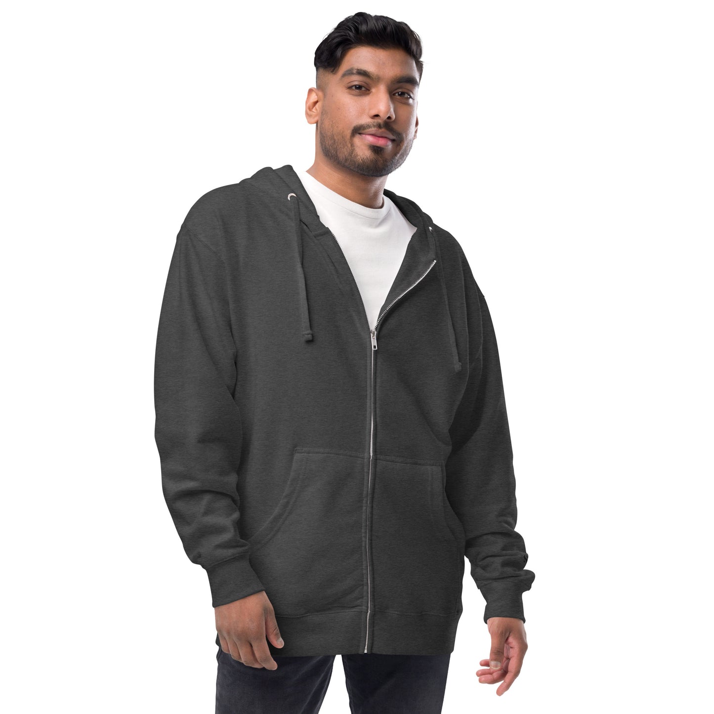 STGR Charcoal Zip-Up Hoodie